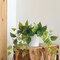 Faux Plants in White Ceramic Pot, Artificial Plants for Home Decor Indoor, Ivy Small Fake Plants - Fake Plants Decor, Green Plants Artificial Décor, Artificial Plant for Indoor and Outdoor